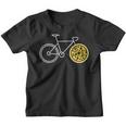 Pizza Fahrrad Radsport Fahrradfahren Fahrradtour Kinder Tshirt