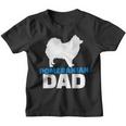 Pomeranian Zwergspitz Papa Kinder Tshirt