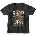 Quad Driving Grandpa Atv Opi Cool Grandad Quad Biker Kinder Tshirt