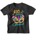 Rio De Janeiro Carnival Brazil Mask Brazil Souvenir Kinder Tshirt