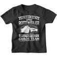 With Rottweiler Chaos Team Rottweiler Kinder Tshirt