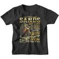 Sands Family Name Sands Last Name Team Youth T-shirt