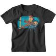 Shashlik Kazakhstan Flag For Casache Kinder Tshirt