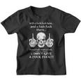 Skull With A Fuck Here And A Fuck There Youth T-shirt