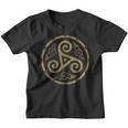 Triskelion Celtic Antique Motif Kinder Tshirt