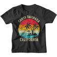 Vacaciones Familiaresintage Retro California Santa Barbara Beach Camiseta niño
