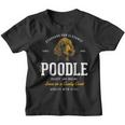 Vintage Style Retro Poodle Kinder Tshirt