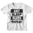 Eat Sleep Skate Repeat Kinder Tshirt