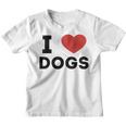 I Love Dogs Amante De Los Perros Retro I Heart Dogs Camiseta niño