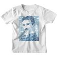 Nikola Tesla Illustration Por Glitschika s Camiseta niño