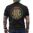 18 Años Decoracion 18 Cumpleaños Chica Chico Camiseta Hombre Estampado Espalda
