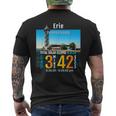 2024 Total Solar Eclipse Totality In Erie Pennsylvania 25 Men's T-shirt Back Print