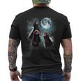 3 Skunk Head 3 Skunk Moon Howling For Men Women Kid Men's T-shirt Back Print