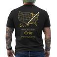 40824 Total Solar Eclipse 2024 Erie Pennsylvania Men's T-shirt Back Print