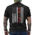 45 47 Trump Vintage Usa Flag 2024 President Election Politic Men's T-shirt Back Print