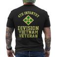 4Th Infantry Division Vietnam Veteran Men's T-shirt Back Print