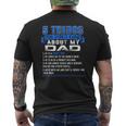 5 Things You Should Know About My Dad Father's Day Mens Back Print T-shirt