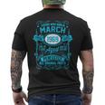 55Th Birthday 55 Years Old Legends Born March 1969 Men's T-shirt Back Print