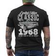 55Th Birthday Vintage Classic Car 1968 B-Day 55 Year Old Men's T-shirt Back Print