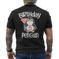 5Th Birthday Penguin 5 Year Old Birthday Men's T-shirt Back Print