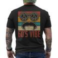 60S Vibe 60S Hippie Costume 60S Outfit 1960S Theme Party 60S Men's T-shirt Back Print