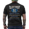 62 Geburtstag Mann Geschenk Papa Opa Oldtimer 62 Jahre Kapuzenjacke T-Shirt mit Rückendruck