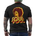 70S Funk Afro Soul Retro Vintage 70S Retro Soul Men's T-shirt Back Print