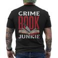 Adicto A Los Libros De Crimen True Crime Camiseta Hombre Estampado Espalda