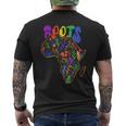 African Roots I'm Black History Melanin African American Men's T-shirt Back Print