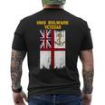 Aircraft Carrier Hms Bulwark R08 Veterans Day Father's Day Men's T-shirt Back Print