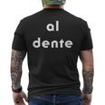 Al Dente Pasta Italian Carb Lover Camiseta Hombre Estampado Espalda