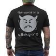 Alternative The World Is A Vampire Pumpkins 90S Grunge Rock Men's T-shirt Back Print