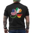 American German And Irish Roots Dna Men's T-shirt Back Print