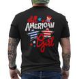 American Girls Patriotic July 4Th Fun For Family Matching Men's T-shirt Back Print