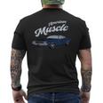 American Muscle Car 60S 70S Vintage Men's T-shirt Back Print