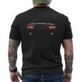 American Muscle Racing Car Horsepower Supercharged Mens Back Print T-shirt