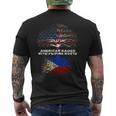 American Raised With Filipino Roots Philippines Pinoy Men's T-shirt Back Print