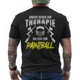 Andergehen Zur Therapie Ich Geh Zum Paintball T-Shirt mit Rückendruck