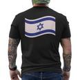 Apoye A Israel Con La Bandera Israelí Con La Estrella De David Camiseta Hombre Estampado Espalda