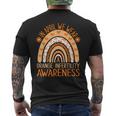 In April We Wear Orange Infertility Awareness Men's T-shirt Back Print