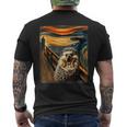 Artsy Scream For Hedgehog Lovers Artistic Hedgehog Men's T-shirt Back Print