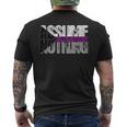 Assume Nothing Demisexual Pride Men's T-shirt Back Print