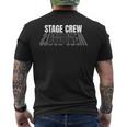 Theater Tech Stage Crew I Work In The Shadows Stage Crew Men's T-shirt Back Print