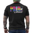 Atlanta Georgia Gay Pride Lesbian Bisexual Transgender Pan Men's T-shirt Back Print