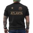Atlanta Skyline Star Badge 2024 Peach Ball Edition Men's T-shirt Back Print
