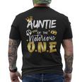 Auntie Of The Notorious One Old School Hip Hop 1St Birthday Men's T-shirt Back Print