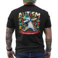 Autism It's Not A Disability It's A Different Ability Puzzle Men's T-shirt Back Print