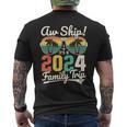 Aw Ship It's A 2024 Family Trip Family Cruise Vintage Men's T-shirt Back Print