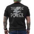 The Babe With The Power Graphic Men's T-shirt Back Print