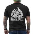Back That Thing Up Camper Camping Camp Lover Graphic Men's T-shirt Back Print